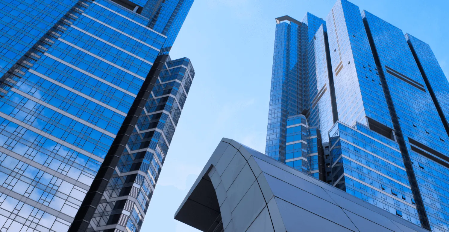 tall city skyscrapers